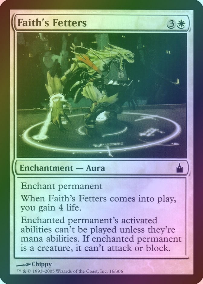 Faith's Fetters (RAV) (16) / Foil