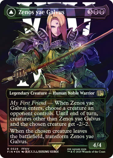 Zenos yae Galvus // (FIN) (529) / Borderless / Surge Foil