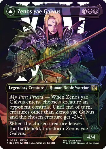Zenos yae Galvus // (FIN) (529) / Borderless / Surge Foil
