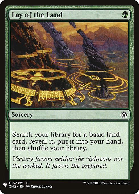Lay of the Land (PLST) (CN2-185)