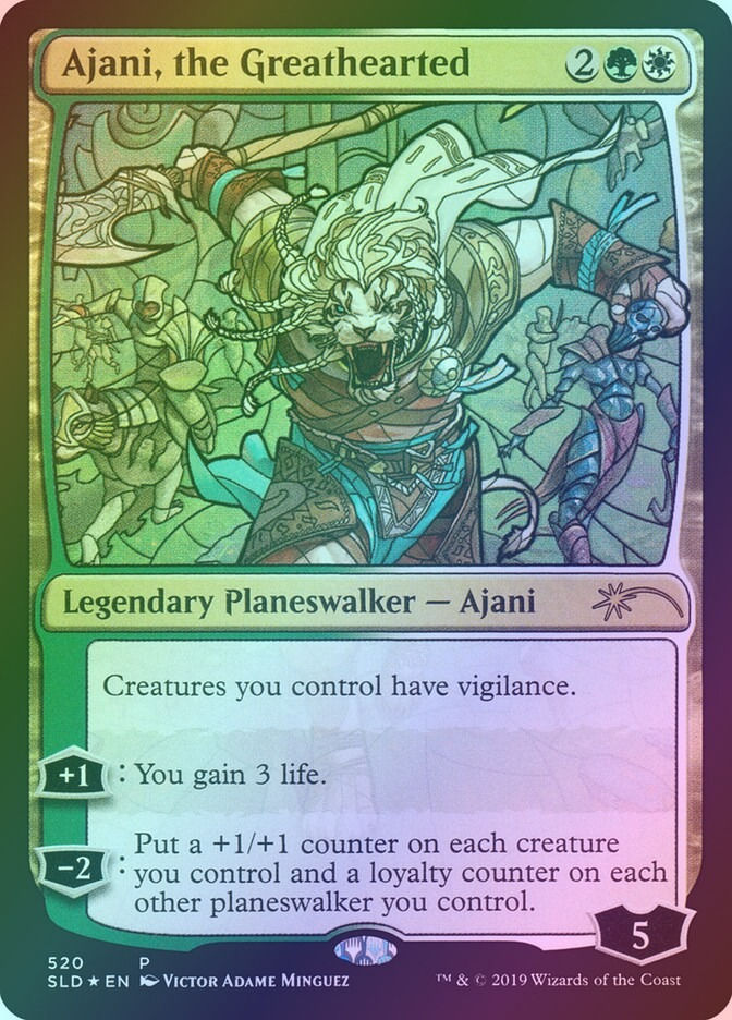 Ajani, the Greathearted (SLD) (520) / Foil
