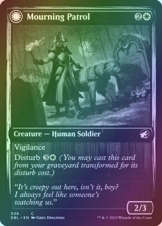 Mourning Patrol // Morning Apparition (DBL) (28) / Foil