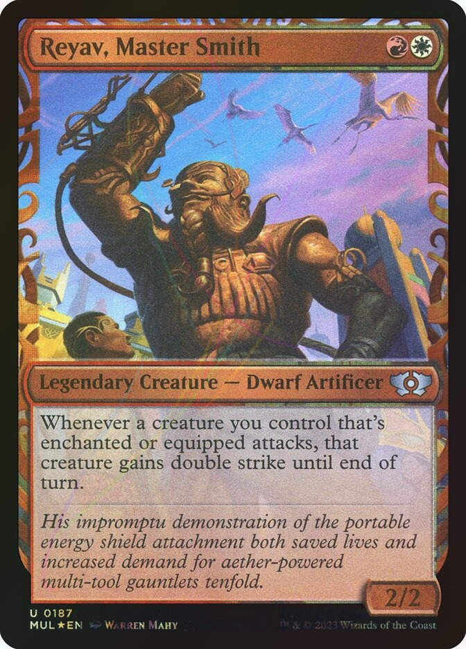 Reyav, Master Smith (MUL) (187) / Showcase / Halo Foil