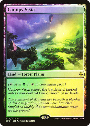 Canopy Vista (BFZ) (234) / Foil
