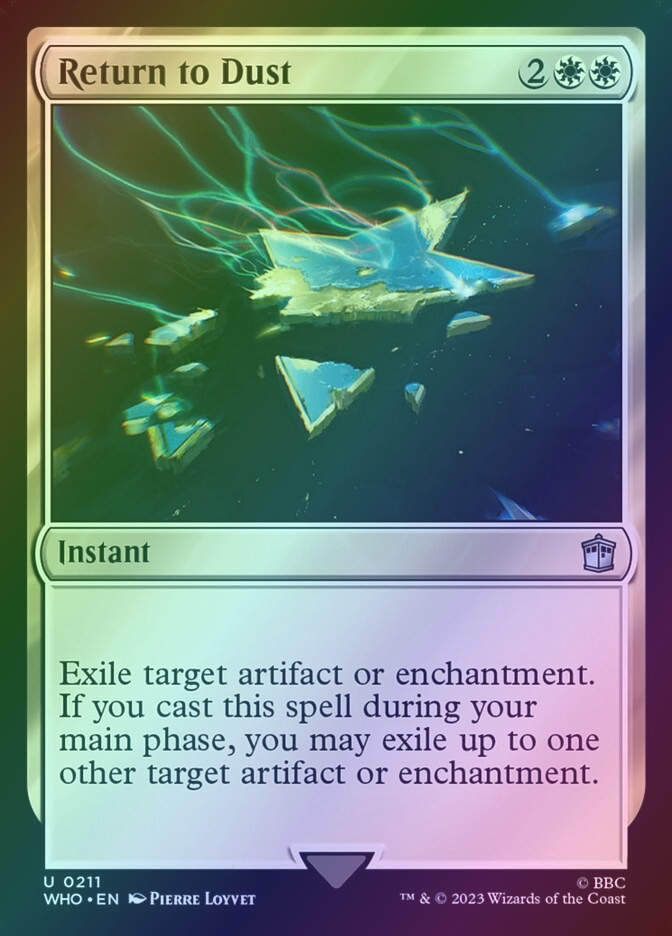 Return to Dust (WHO) (211) / Foil