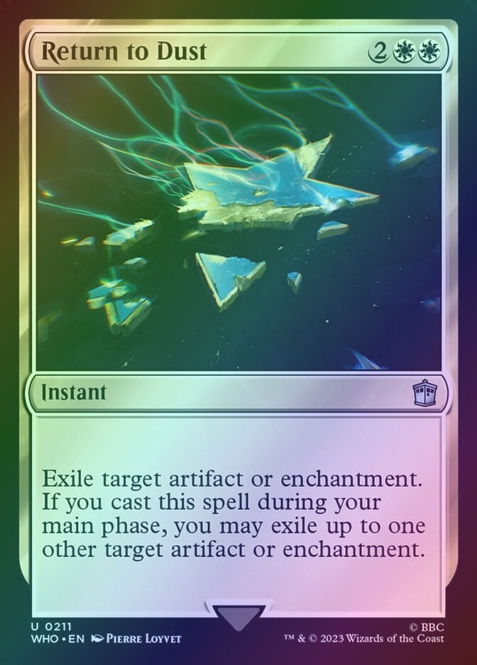 Return to Dust (WHO) (211) / Foil