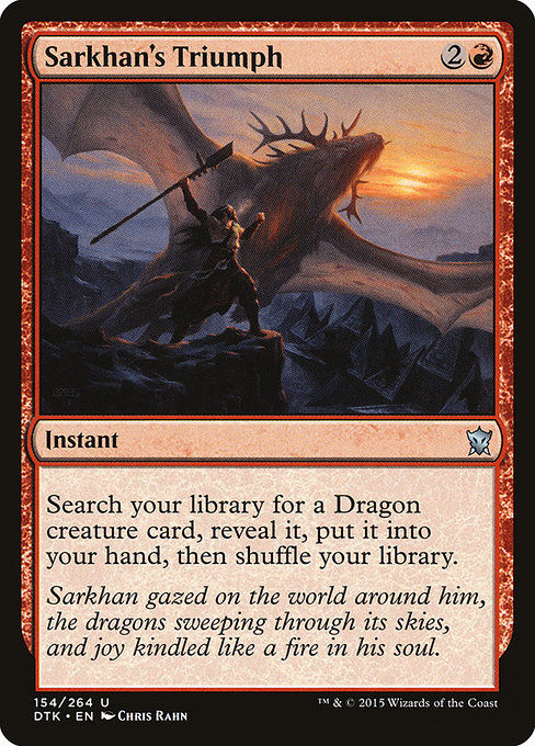 Sarkhan's Triumph (DTK)