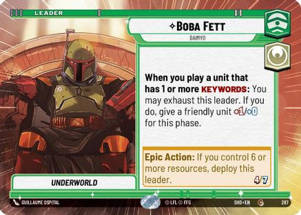 Boba Fett - Daimyo (Hyperspace) (SHD_#287)