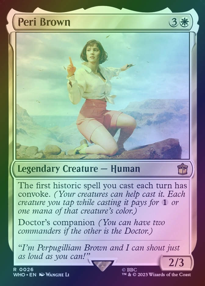 Peri Brown (WHO) (26) / Foil