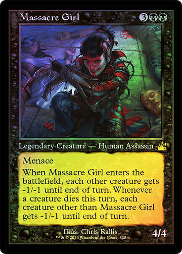 Massacre Girl (rvr) (328) / Retro / Foil