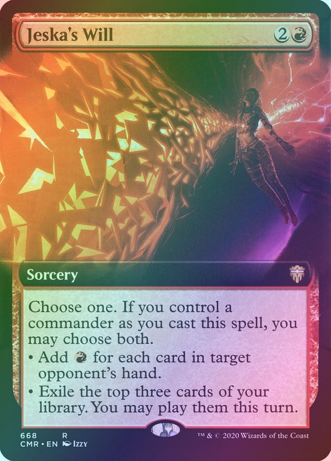 Jeska's Will (CMR) (668) / Extended Art / Foil