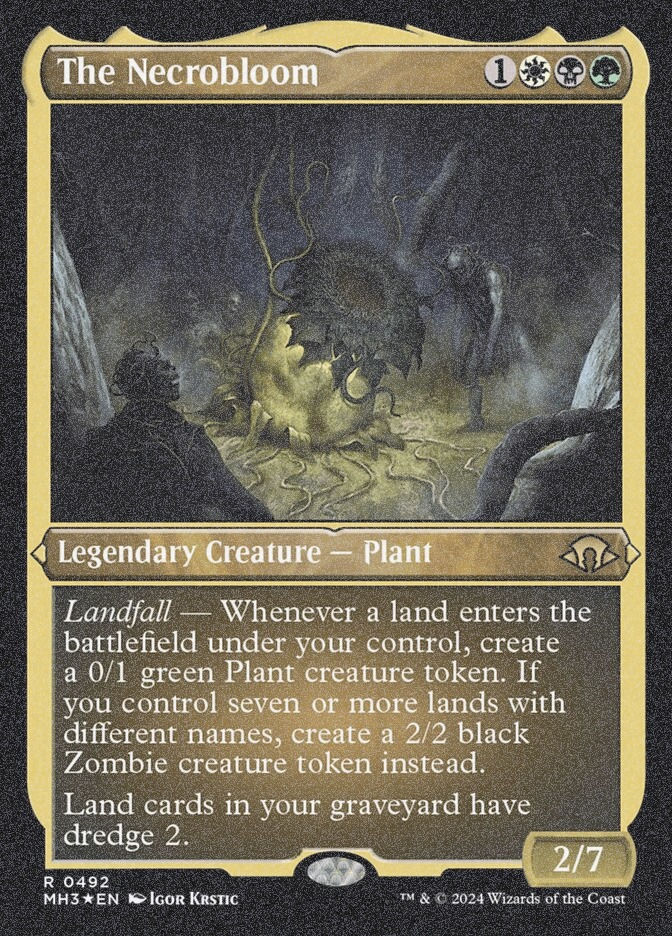 The Necrobloom (MH3) (492) / Foil Etched