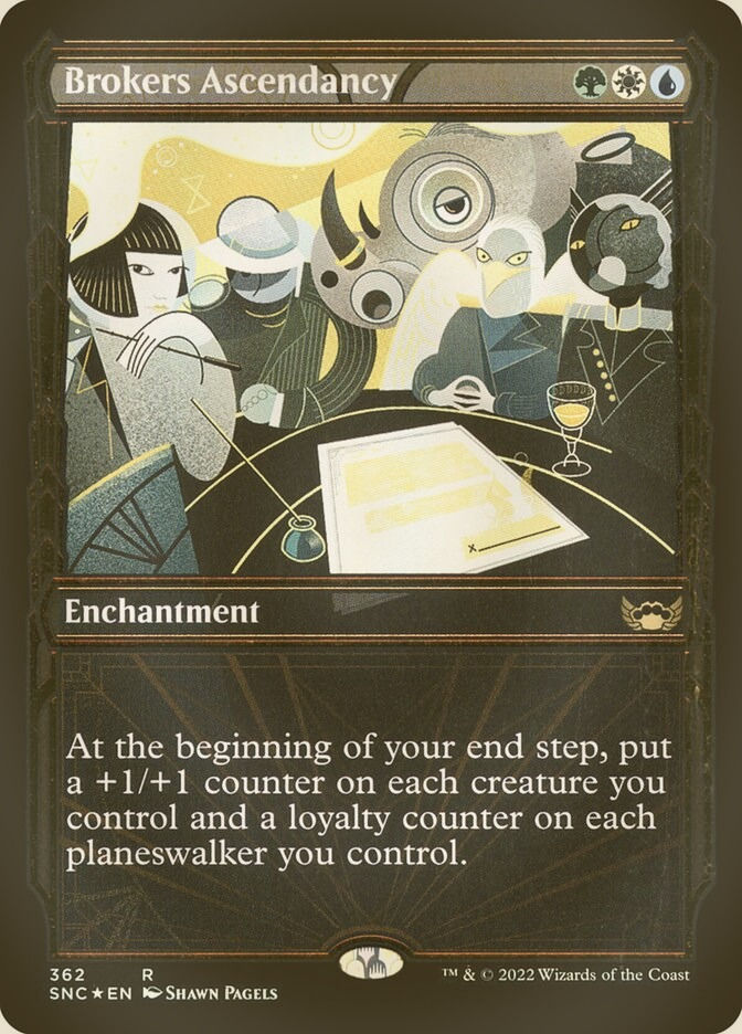 Brokers Ascendancy (SNC) (362) / Showcase / Gilded Foil