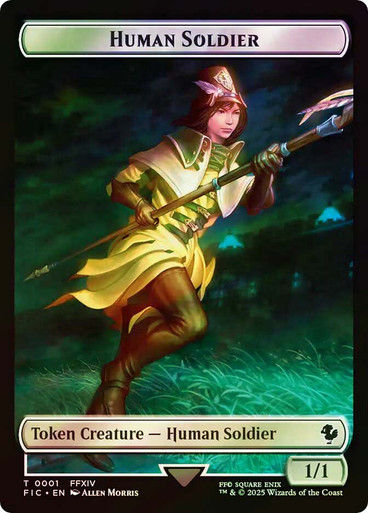 Hero Token T32 // Human Soldier (TFIN2) / Surge Foil — cara 2 de 2