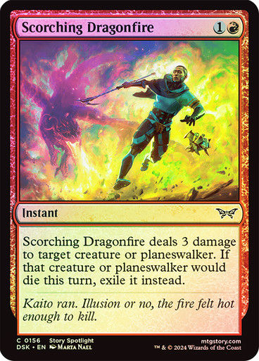 Scorching Dragonfire (DSK) (156) / Foil
