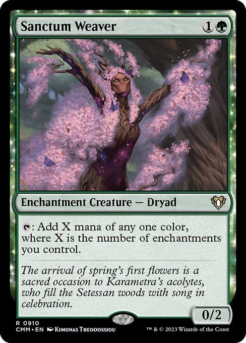 Sanctum Weaver (cmm) (Commander Deck)