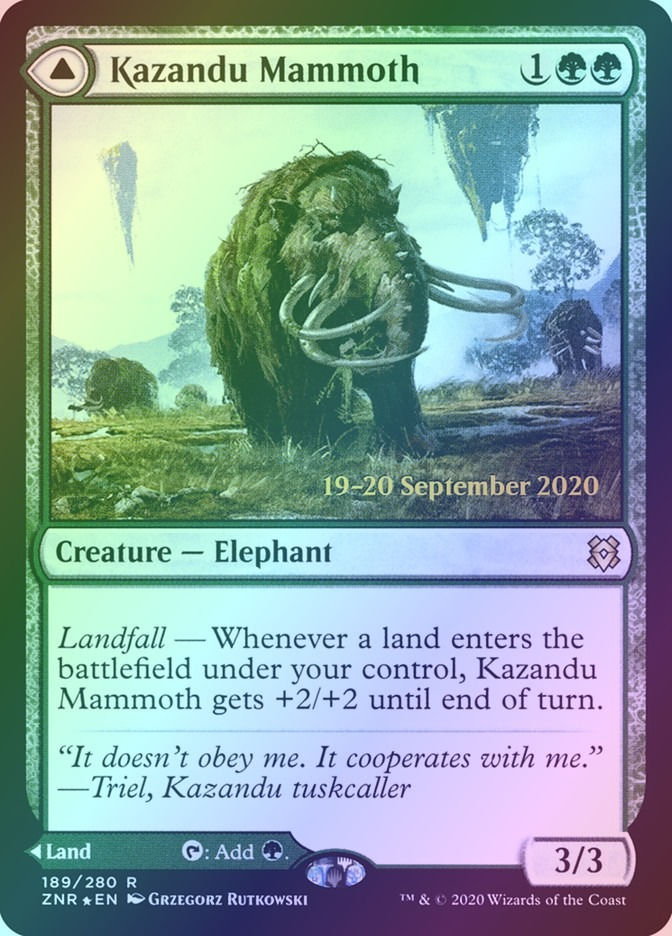 Kazandu Mammoth // Kazandu Valley (PZNR) (189s) / Foil — cara 1 de 2