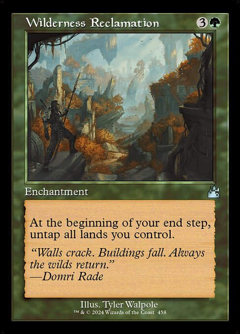 Wilderness Reclamation (rvr) (458) / Retro