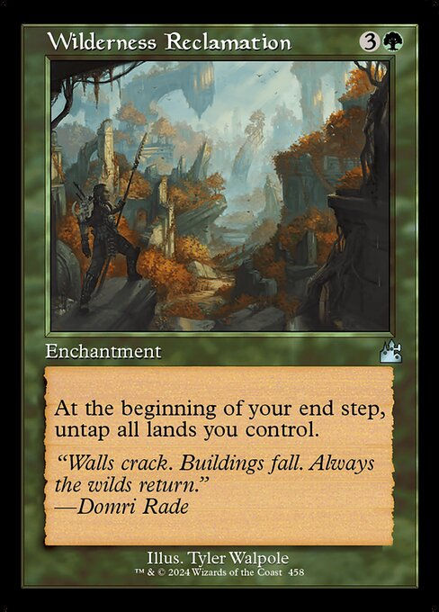 Wilderness Reclamation (rvr) (458) / Retro