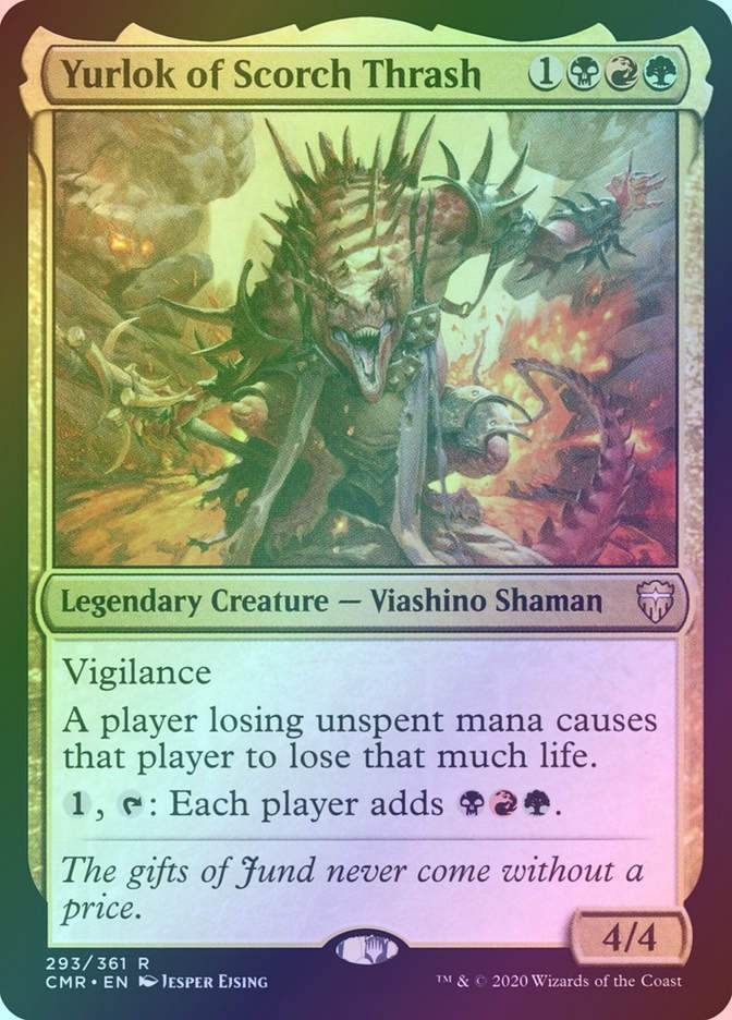 Yurlok of Scorch Thrash (CMR) (293) / Foil