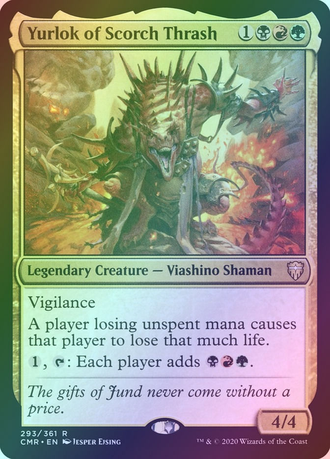 Yurlok of Scorch Thrash (CMR) (293) / Foil