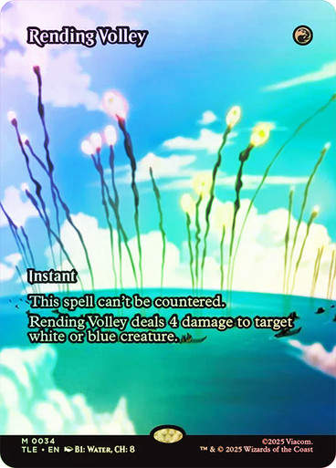 Rending Volley (TLE) (34) / Borderless / Foil
