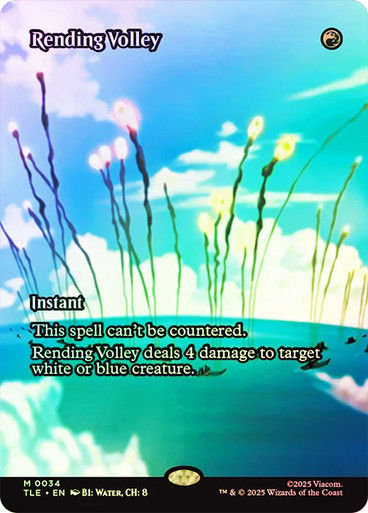 Rending Volley (TLE) (34) / Borderless / Foil