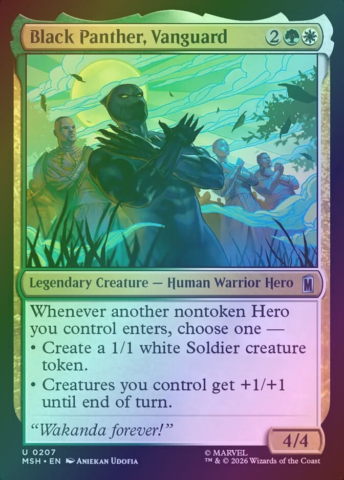 Black Panther, Vanguard (MSH) (207) / Foil