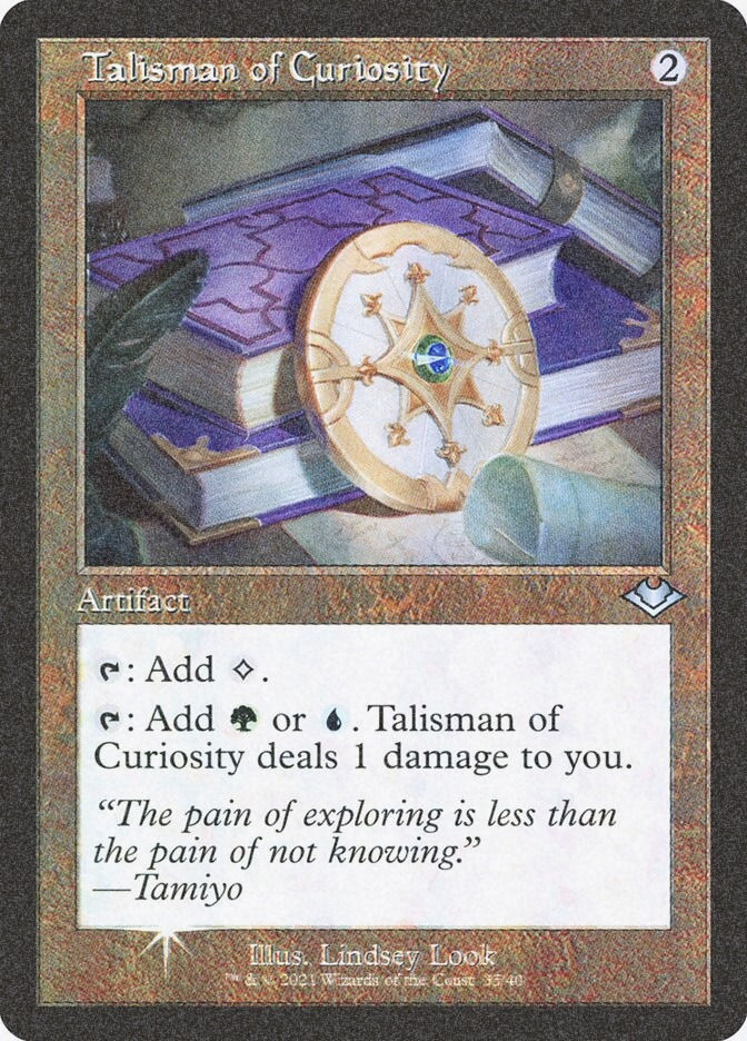 Talisman of Curiosity (H1R) (35) / Foil Etched