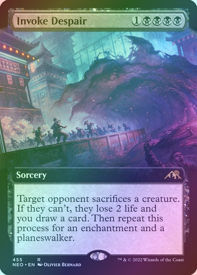 Invoke Despair (NEO) (455) / Extended Art / Foil
