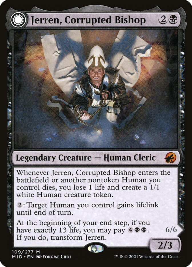 Jerren, Corrupted Bishop // Ormendahl, the Corrupter (MID)