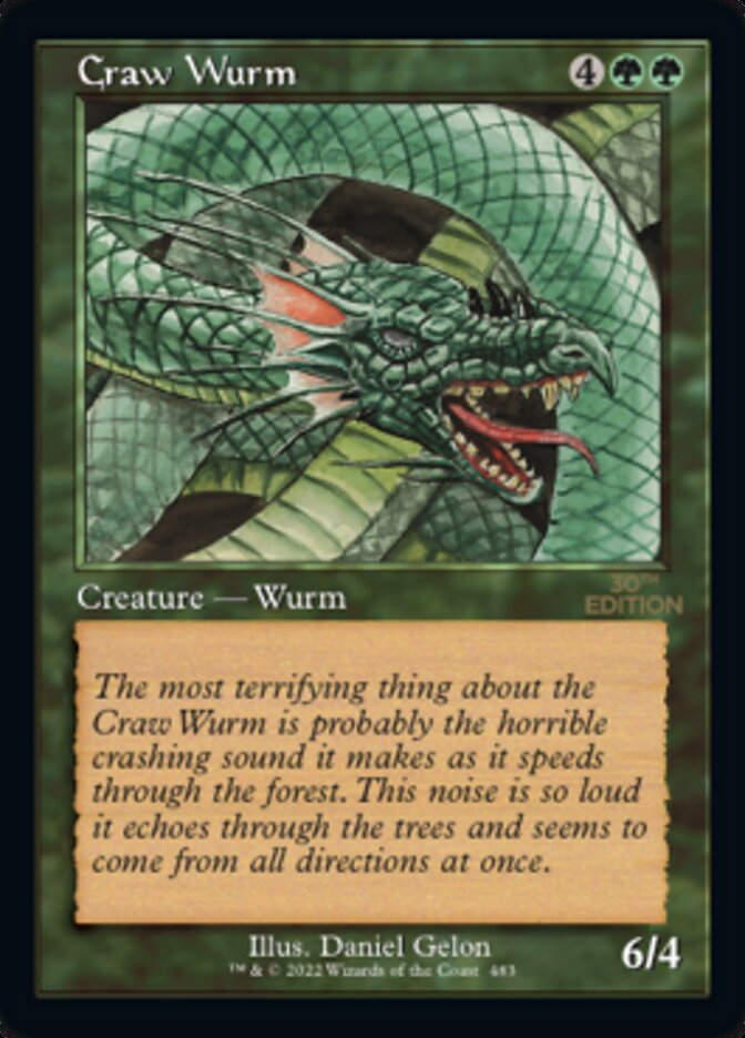 Craw Wurm (30a) / Retro Frame