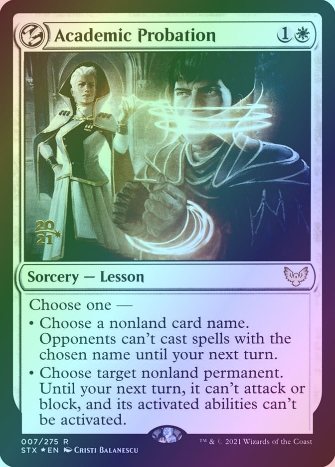 Academic Probation (PSTX) (7s) / Foil