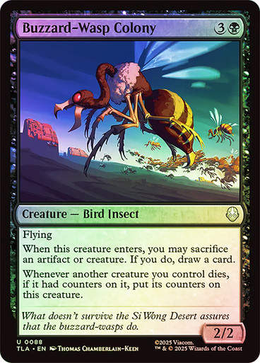Buzzard-Wasp Colony (TLA) (88) / Foil