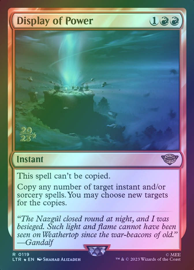 Display of Power (PLTR) (119s) / Foil