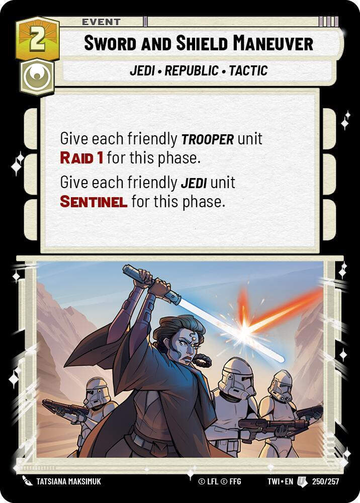Sword and Shield Maneuver (TWI) (250/257)