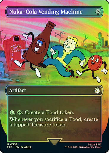 Nuka-Cola Vending Machine (pip) (358) / Borderless Foil