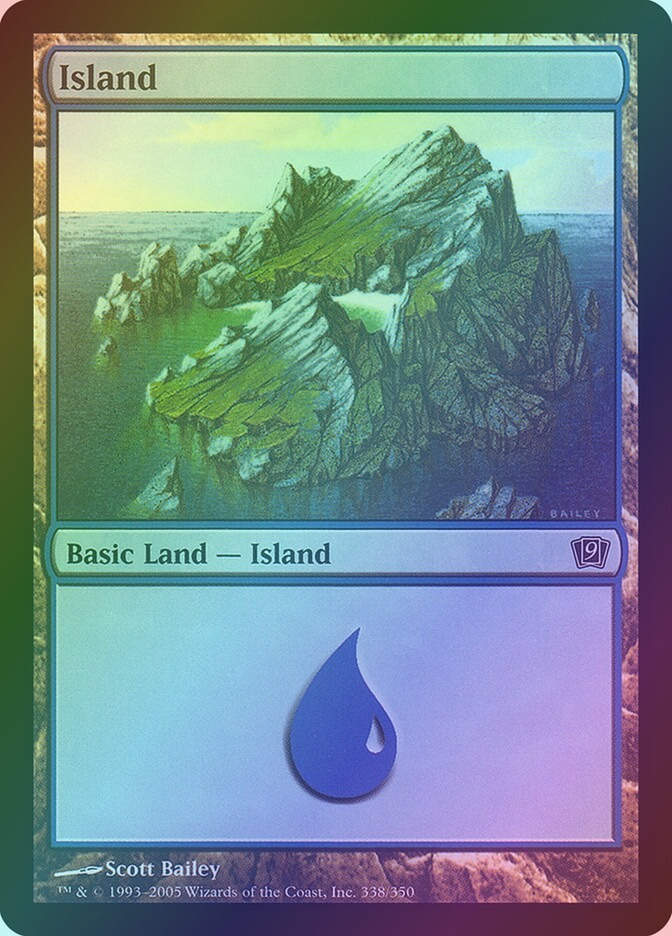 Island (9ED) (338★) / Foil