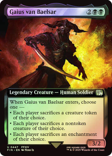 Gaius van Baelsar (FIN) (447) / Extended Art / Foil