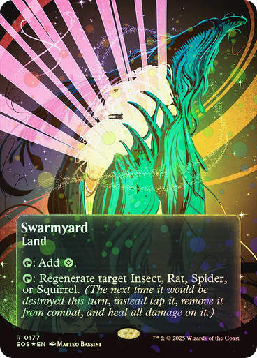 Swarmyard (EOS) (177) / Borderless Galaxy Foil