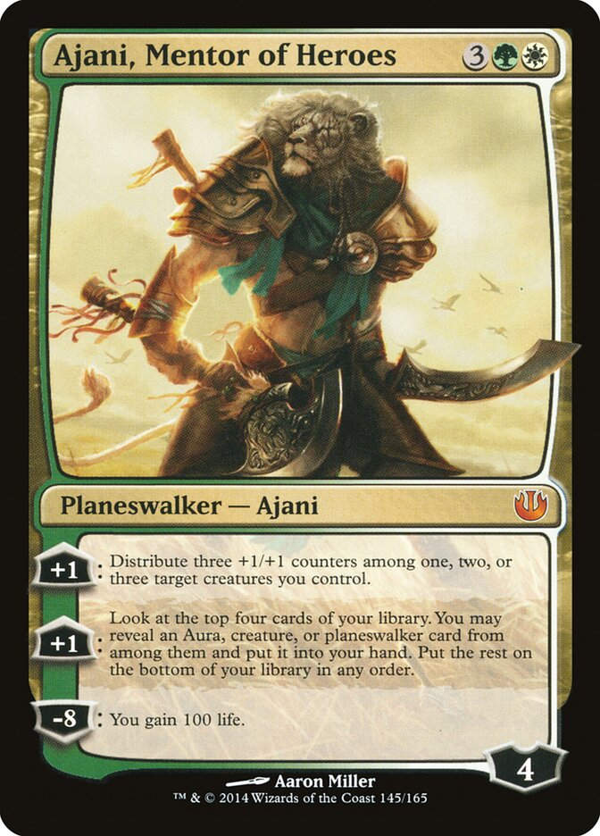 Ajani, Mentor of Heroes (JOU) (145)