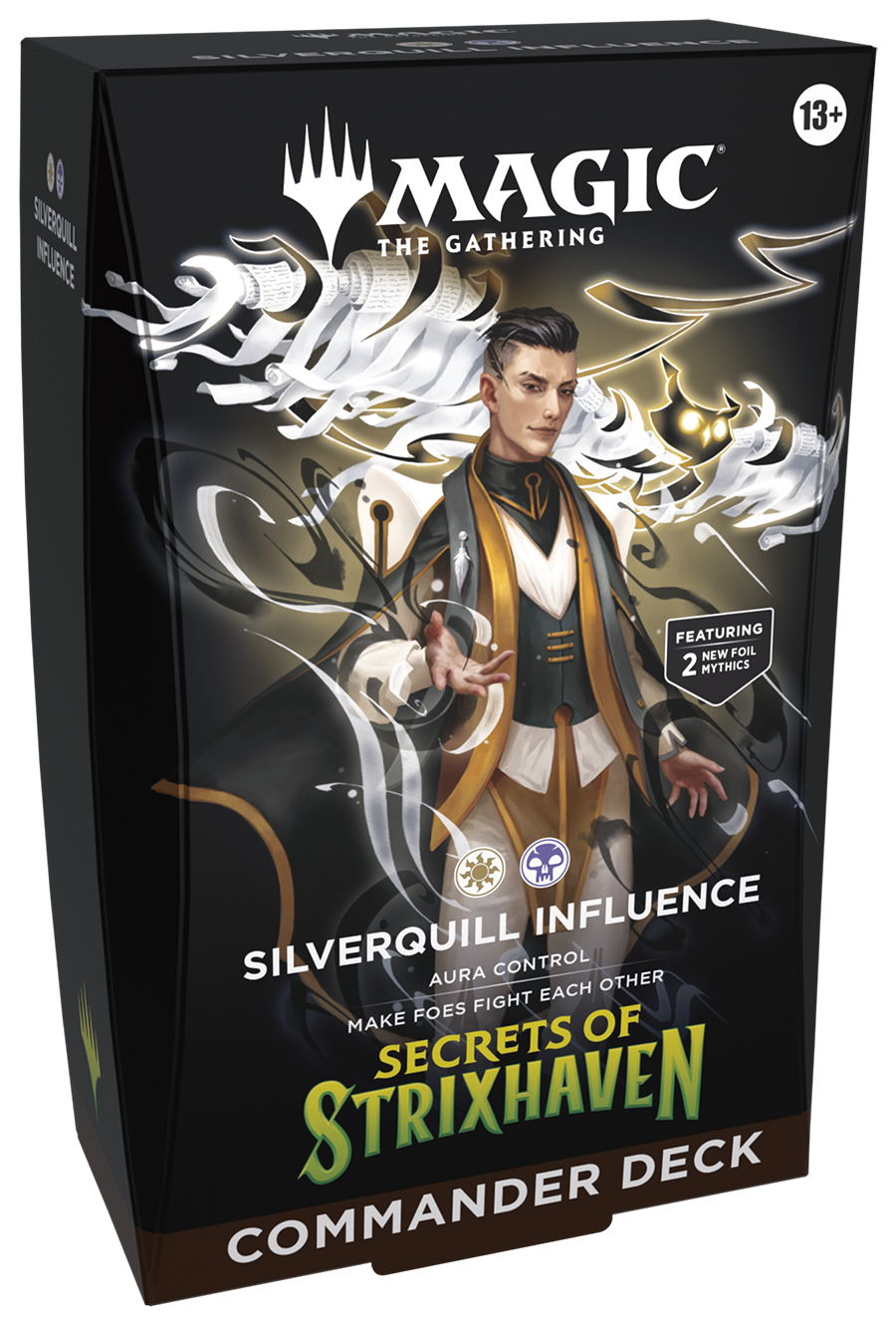 Secrets of Strixhaven Commander Deck - Silverquill Influence — cara 1 de 2