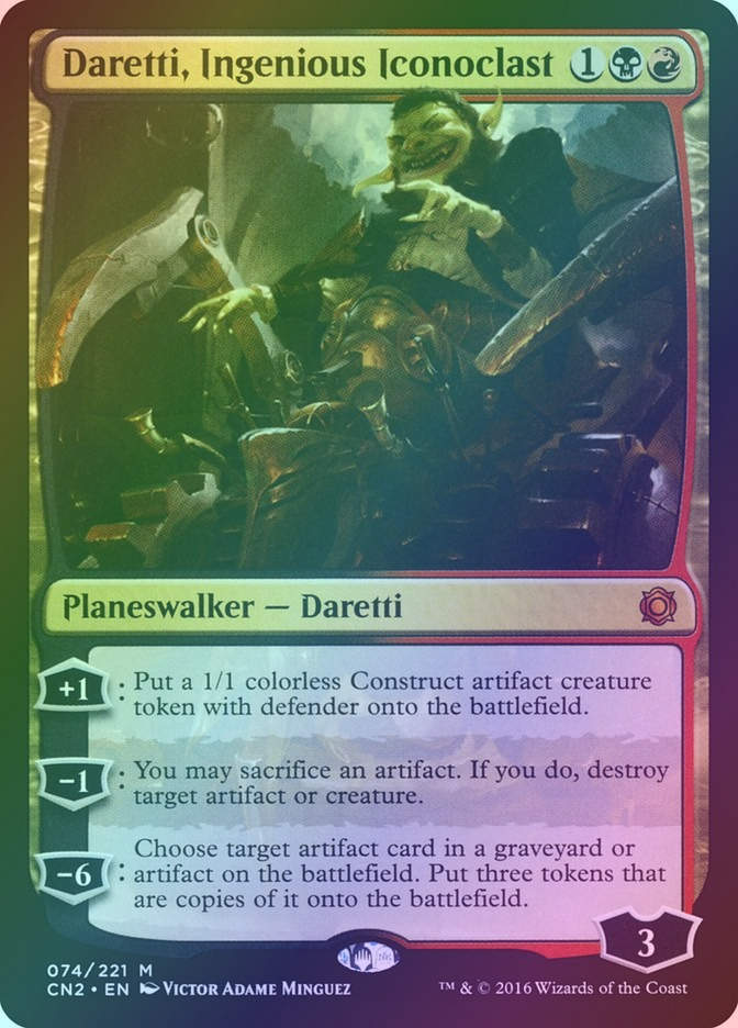 Daretti, Ingenious Iconoclast (CN2) (74) / Foil