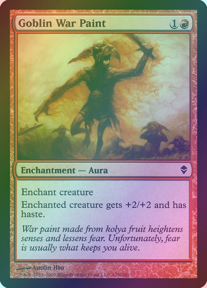 Goblin War Paint (ZEN) (129) / Foil