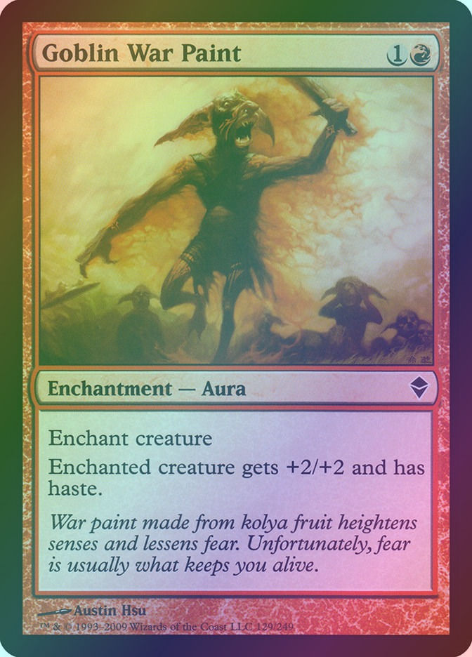 Goblin War Paint (ZEN) (129) / Foil