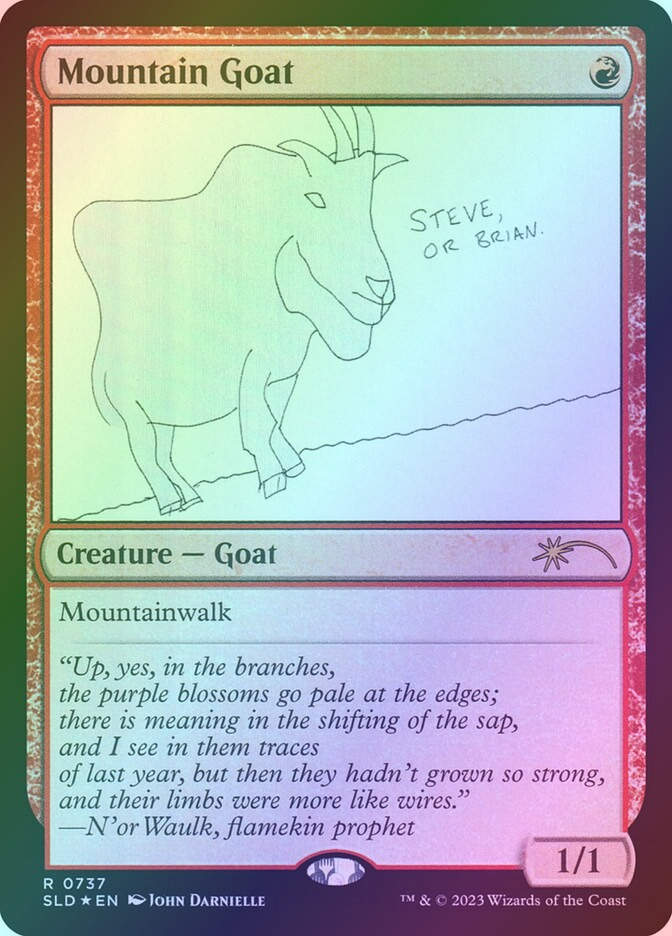 Mountain Goat (SLD) (737) / Foil