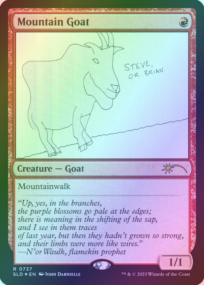 Mountain Goat (SLD) (737) / Foil