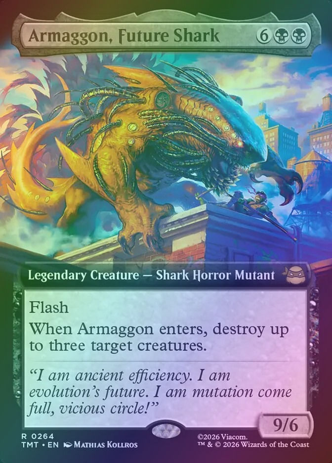 Armaggon, Future Shark (TMT) (264) / Extended Art / Foil