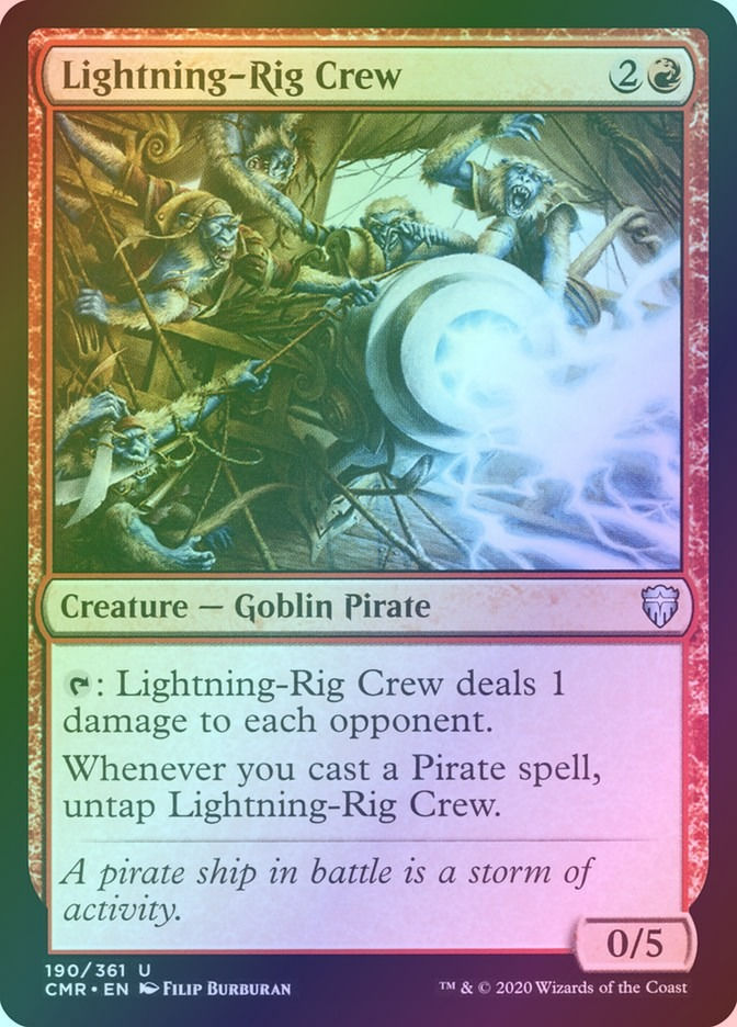 Lightning-Rig Crew (CMR) (190) / Foil