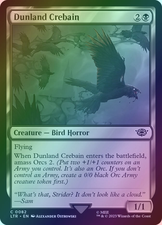 Dunland Crebain (LTR) (82) / Foil